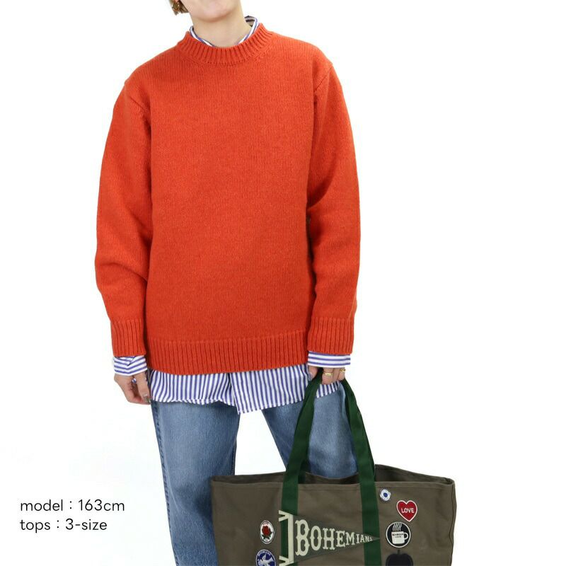 Ya2/ヨネトミYonetomi/ニット/ソフトラムウールニットプルオーバー/95-254-050/レディースメンズ【正規取扱】