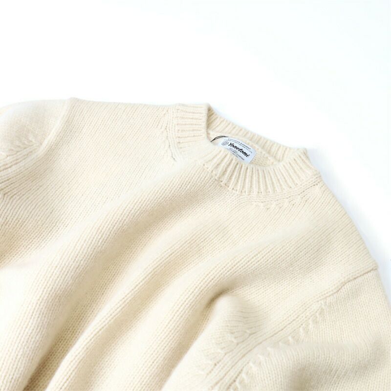 Ya2/ヨネトミYonetomi/ニット/ソフトラムウールニットプルオーバー/95-254-050/レディースメンズ【正規取扱】