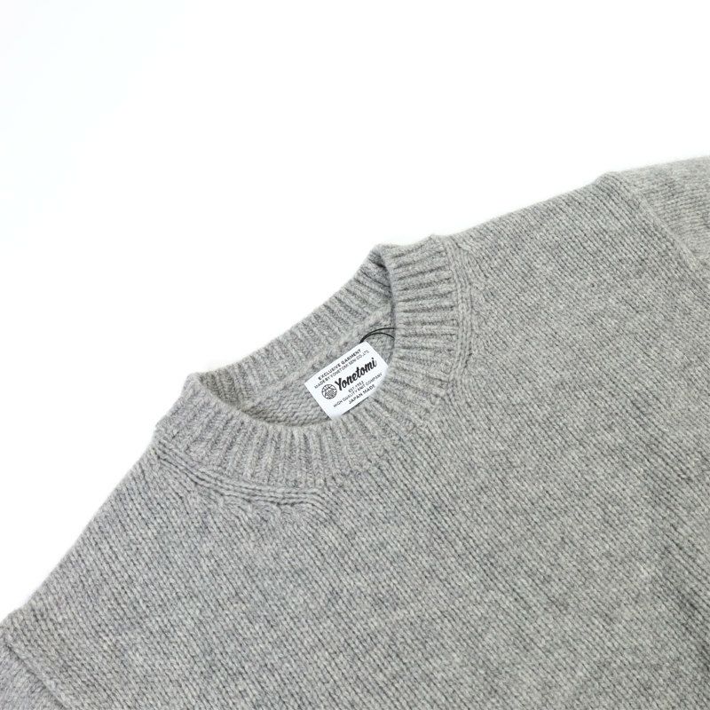 Ya2/ヨネトミYonetomi/ニット/ソフトラムウールニットプルオーバー/95-254-050/レディースメンズ【正規取扱】