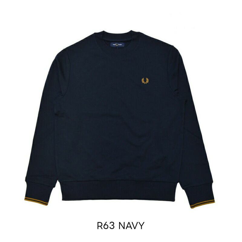 フレッドペリー FRED PERRY/クルーネック スウェットシャツ Crew Neck