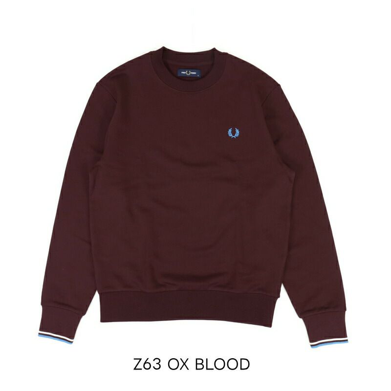 フレッドペリー FRED PERRY/クルーネック スウェットシャツ Crew Neck