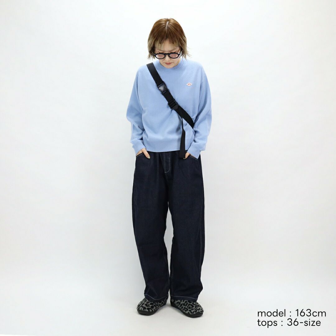 Ra9/ダントンDANTON/ニット/ラムウールクルーネックニットプルオーバー/DT-D0027LMW/レディース【正規取扱】