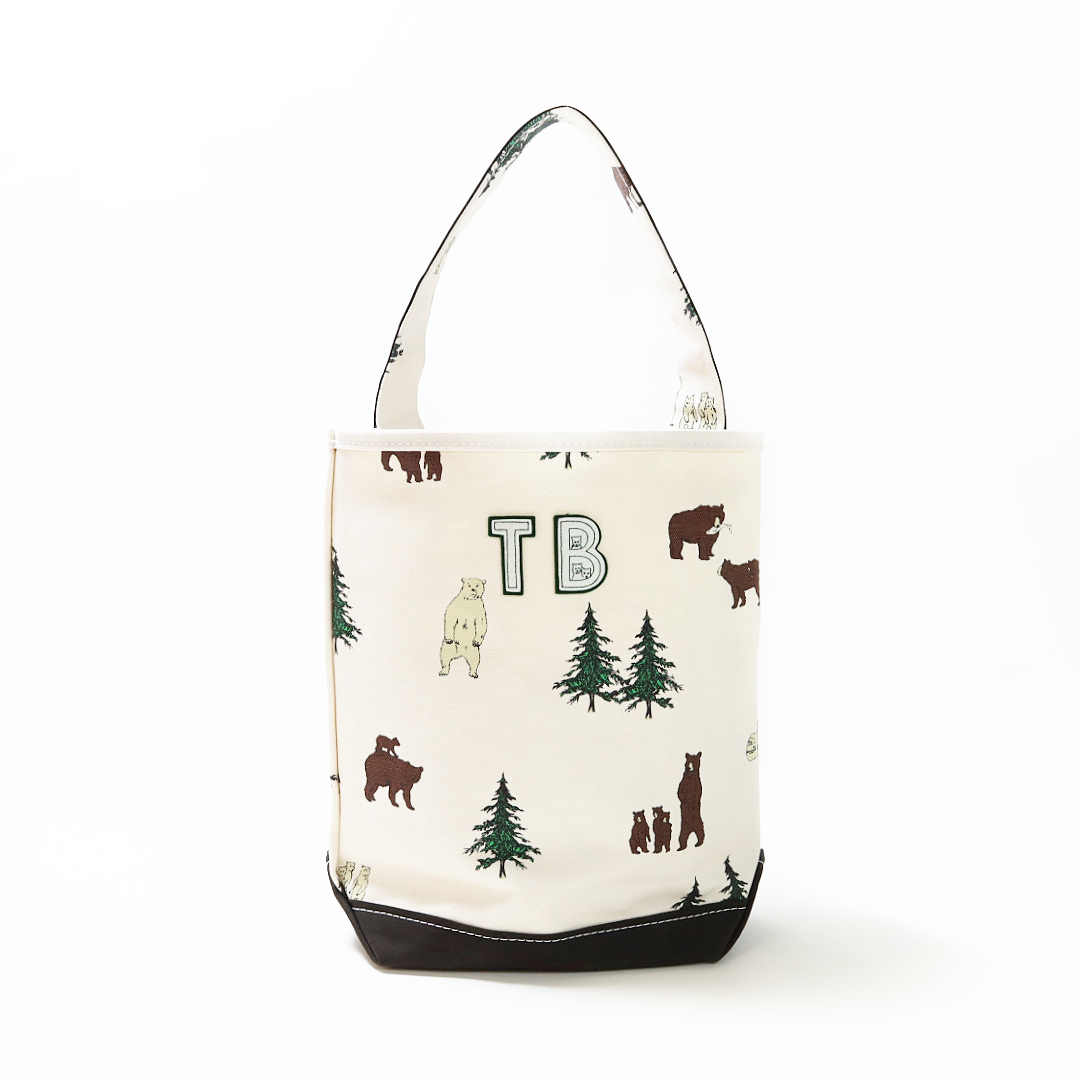 テンベア TEMBEA【別注】 BEAR柄 バケット トートバッグ SMALL TMB